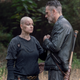 Alpha (Samantha Morton) and Negan (Jeffrey Dean Morgan) have a heart-to-heart.
